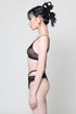 JOAN Black Front-Clip Triangle Bra